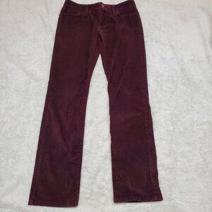 Banana Republic Burgundy Straight Leg Pants